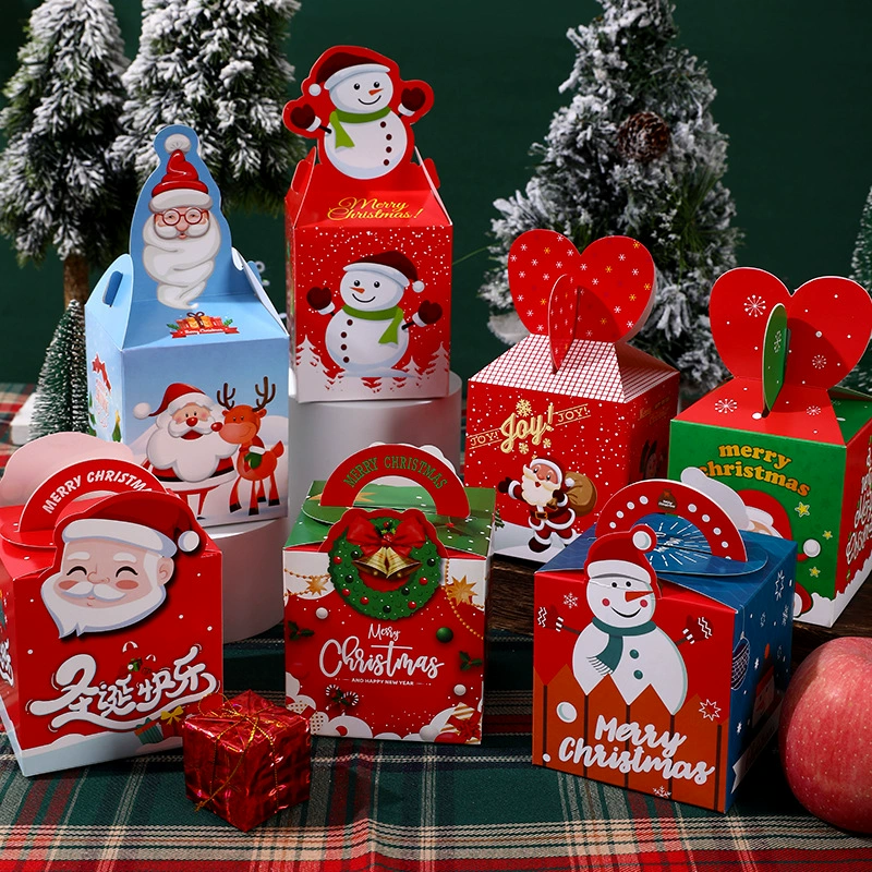 Новая рождественская коробка для яблок, рождественская коробка для яблок, упаковочная коробка для яблок, рождественская подарочная коробка, коробка для упаковки фруктов Ping An