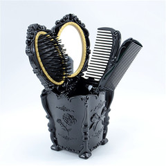 Hairdressing comb Desktop storage box Dressing comb set Foreign trade new models Yiwu Department Store bulk wholesale