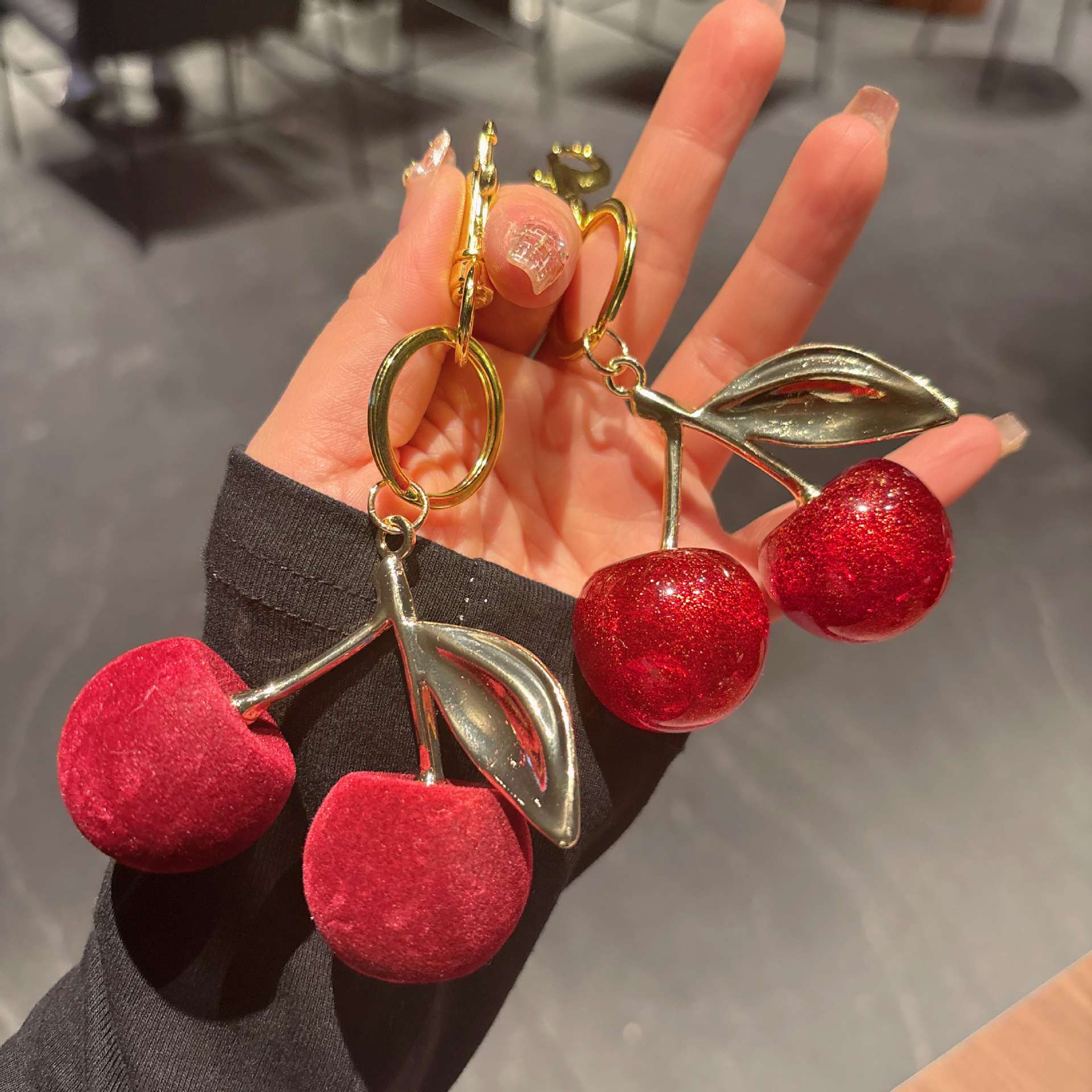 64g Weight Bag Pendant, Keychain Classification 1 Piece Quantity Casual, Street Occasion Resin Material Fruit Pattern Unisex Gender Cute Style 1 Piece Cute Fruit Resin Unisex Bag Pendant Keychain 5