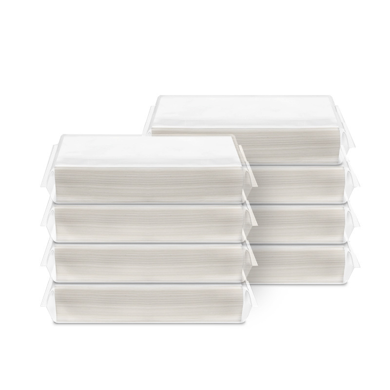 Bolsa blanca larga caja de tejido completo 100 paquetes de tejido comercial al por mayor pulpa de madera nativa tejido facial servilleta especial del hotel