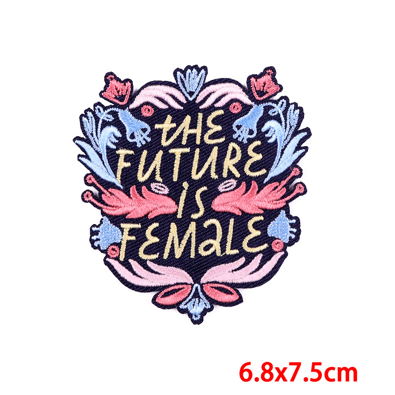 7g Weight Clothing Sticker Patches Classification 1 Piece Quantity Embroidery thread Material Letter, Flower Pattern Simple Style, Classic Style Style 1 Piece Simple Style Classic Style Letter Flower Embroidery Thread Clothing Sticker Patches 7