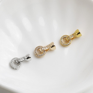 14K����ɫ�ʯ�A���B�ӿ� O��ˮ�������β���朿�diy�Ʒ���