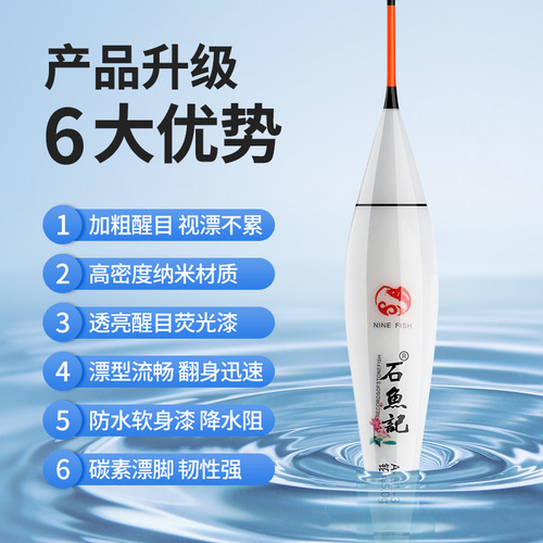 Nanometer Fish Bobber High-Sensitivity Set for Crucian Carp and Catfish, Large Fish Bobber with Thick and Eye-Catching Long Body, Tilapia Fish Bobber