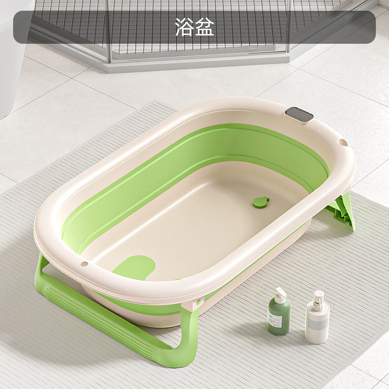 Bidé plegable para niños, balde de baño universal, suministros para bebés de gran tamaño, lavabo para bebés