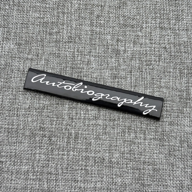 Suitable for Land Rover Range Rover Modification, British Queen Signature Logo Genesis Edition Limited Edition Car Emblem Commemorative Rear Emblem Car Sticker