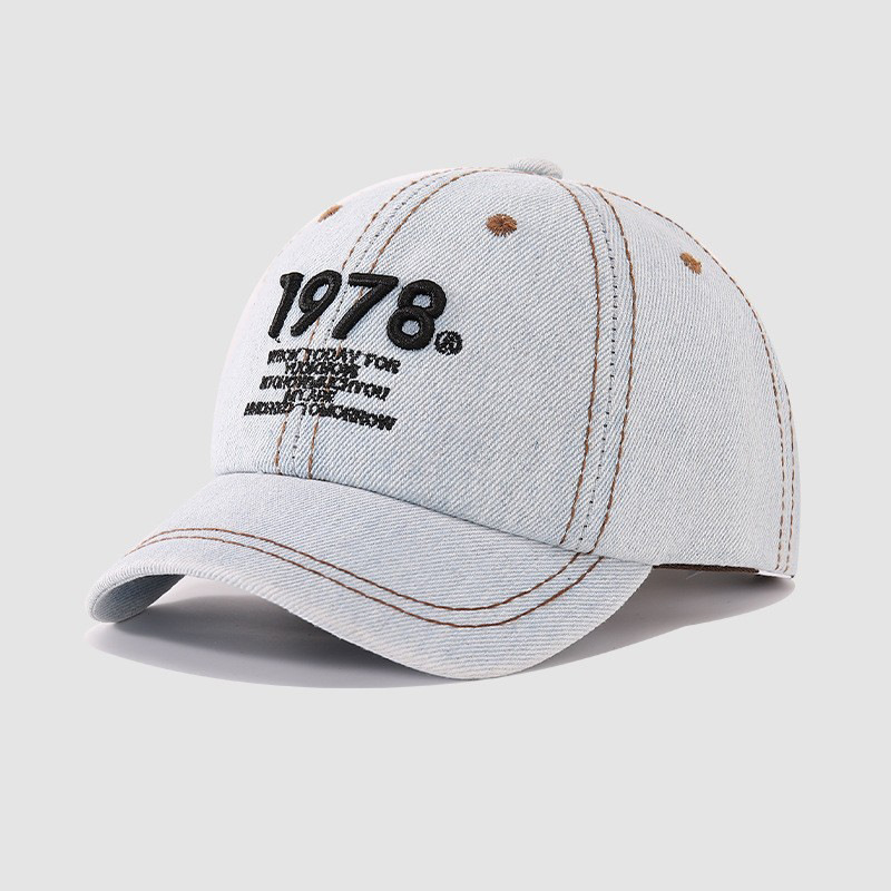 Nuevo sombrero para niños, sombrero de béisbol de vaqueros, sombrero de verano, sombrero de protección solar para niños, sombrero de lengua de pato de moda