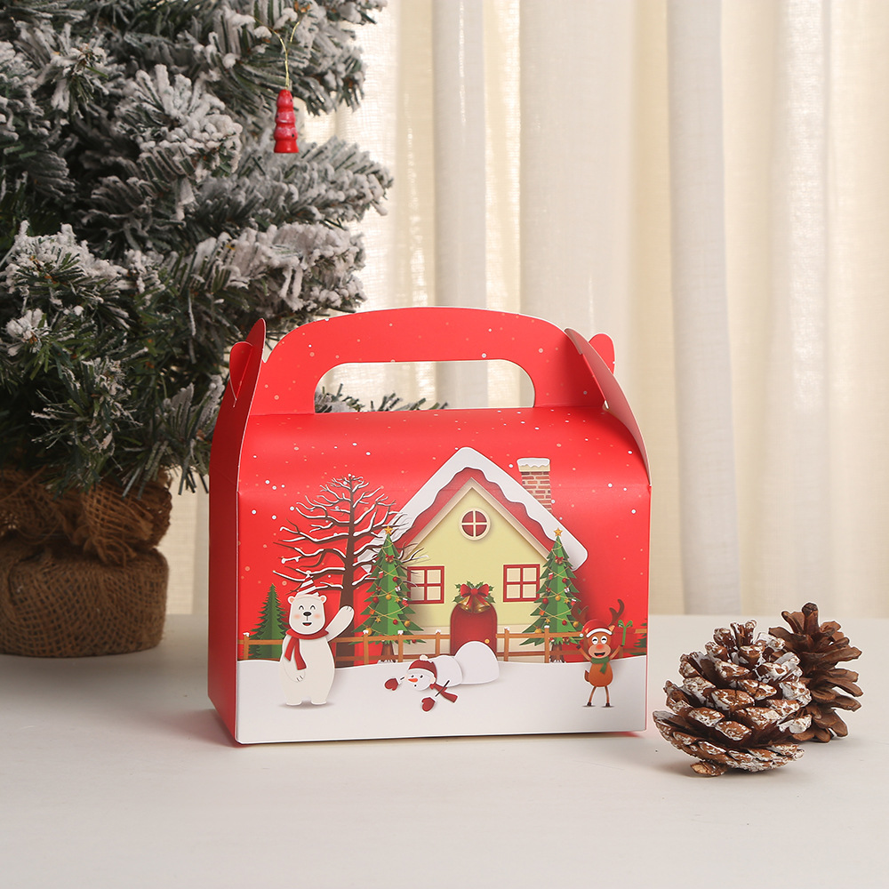 1 Piece Quantity Christmas Nordic Style Santa Claus Snowman Christmas Party Gift Wrapping Supplies Gift Bags