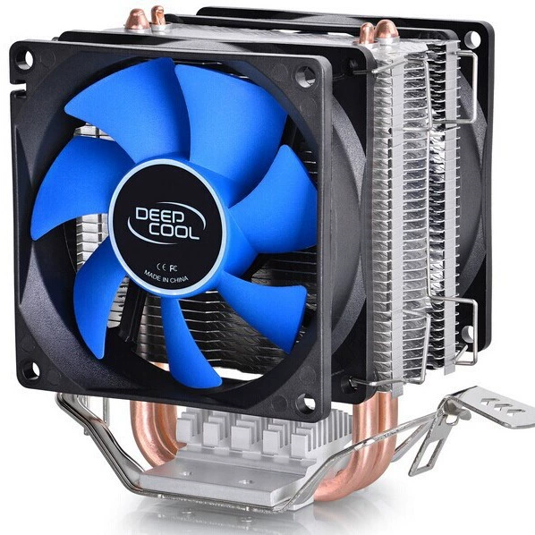 Охладитель CPU Bingling мини, низкопрофильный, 2 медных теплотрубки, для 1155/AMD1151