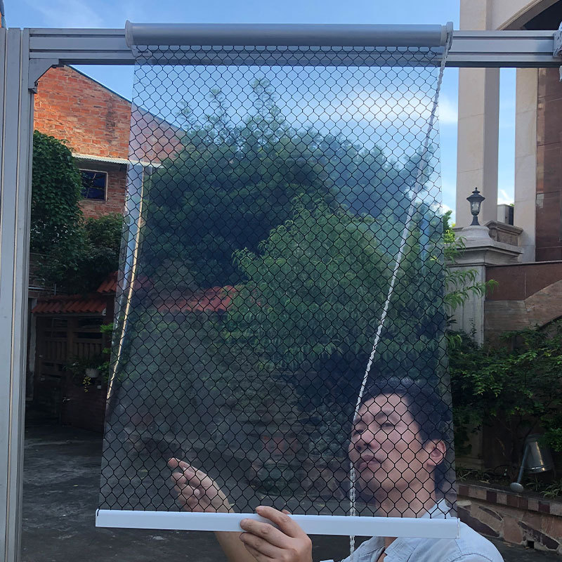 防靜電黑色網格簾透明捲簾環保阻燃黑色無塵室pvc膠簾耐磨門帘膜