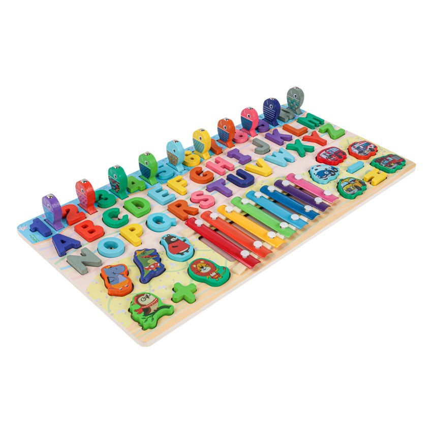 Nueva pesca seis en uno tablero logarítmico forma digital a juego tablero cognitivo matemáticas enseñanza ayudas educación temprana juguetes educativos