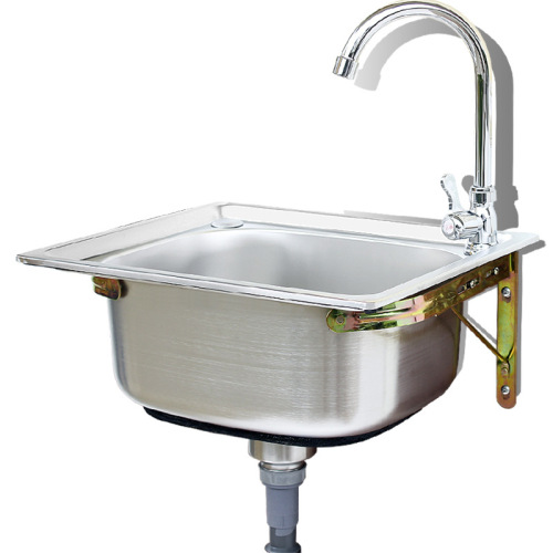 Small single-slot 304 stainless steel sink kitchen sink sink wash basin integrated basin package