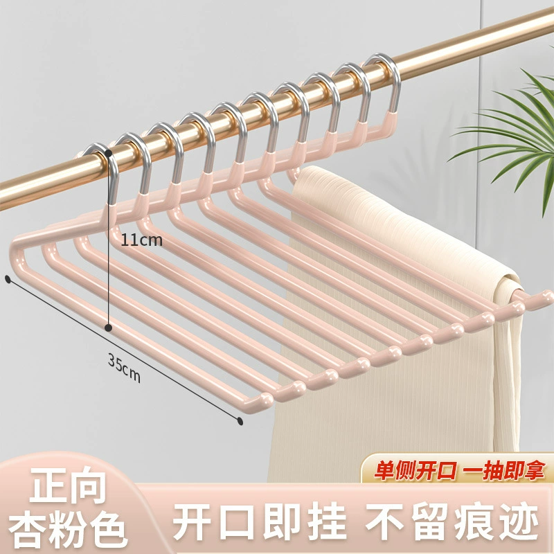 Висящие на полке Non-slip Hangers для брюк, система хранения одежды, несколько цветов и форм, для домашнего использования
