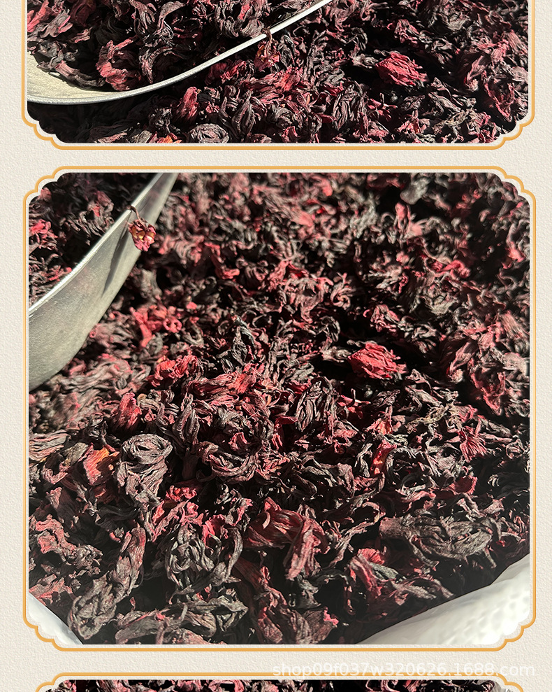 Roselle Hibiscus Tea Luo Shen Hua Dried Flower Petals for Brewing 500g Yunnan Grown specifications