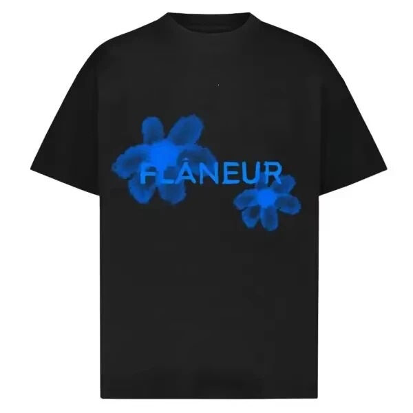 2026 New Summer Flaneurhomme Floral Graphic Brand Pattern Printed Brand Men's and Women's T-Shirt Tops Cotton 2026 New Summer Flaneurhomme Floral Graphic Brand Pattern Printed Brand Men's and Women's T-Shirt Tops Cotton