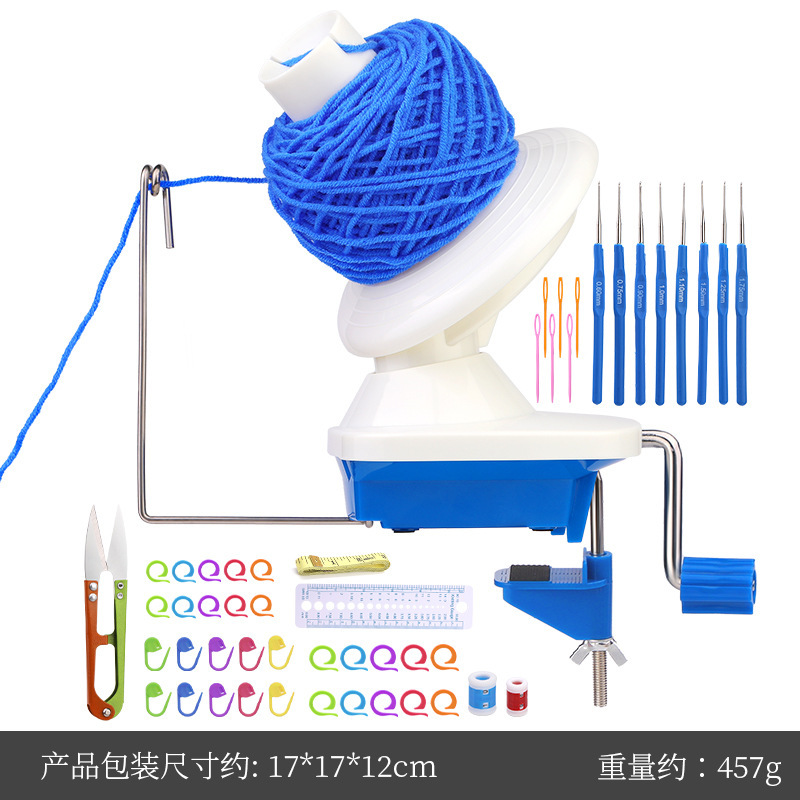 Máquina de bobinado tubo de alambre tejido a mano hilo hogar pequeño devanadera de lana bobinado herramienta auxiliar tejida a mano