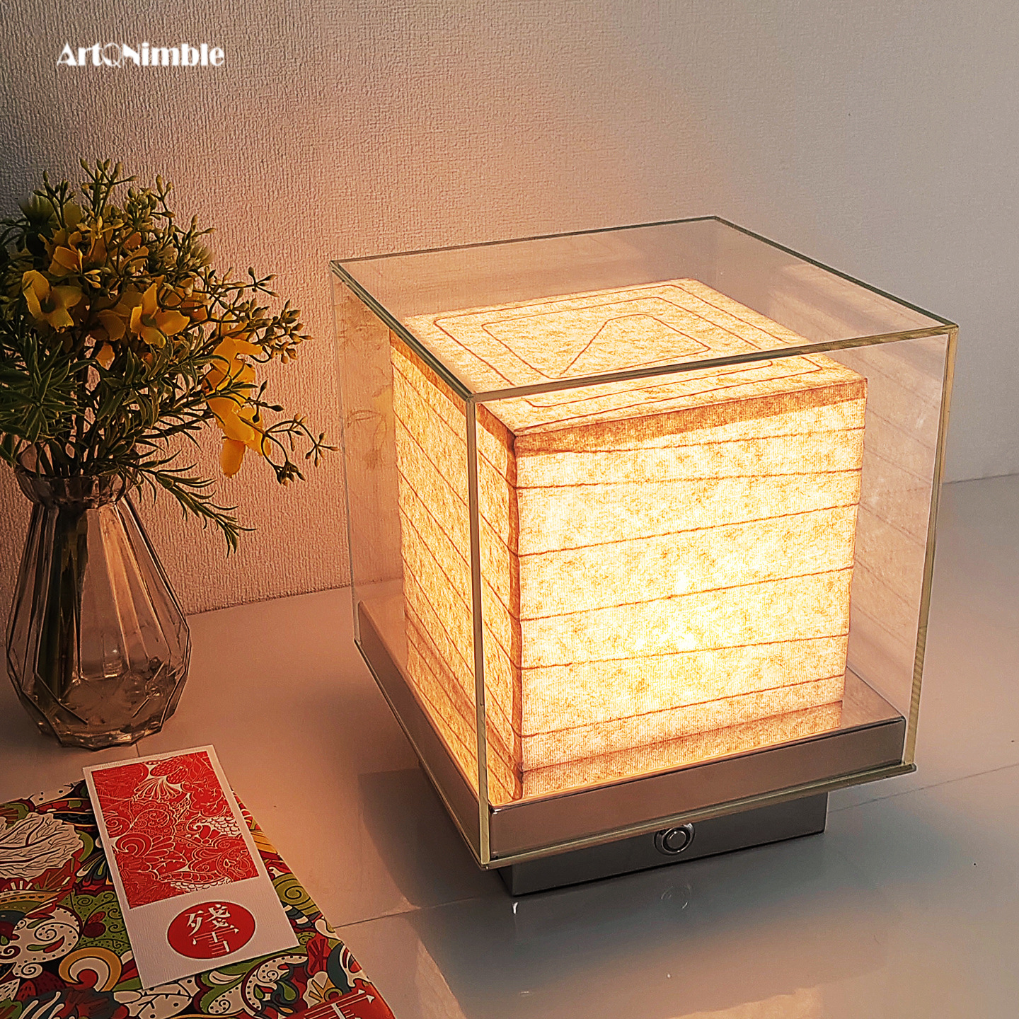 Ji Yutang Tokyo Andaz Hotel Designer Table Lamp Study Bedroom Bedside Corridor Japanese Style Rechargeable Night Light