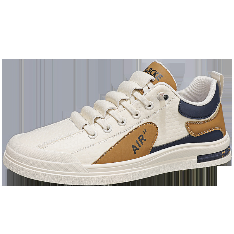 Zapatos Deportivos Casuales para Hombre, Transpirables, Versátiles, Planos, Blancos, de Moda, para Trabajar, Primavera 2026
