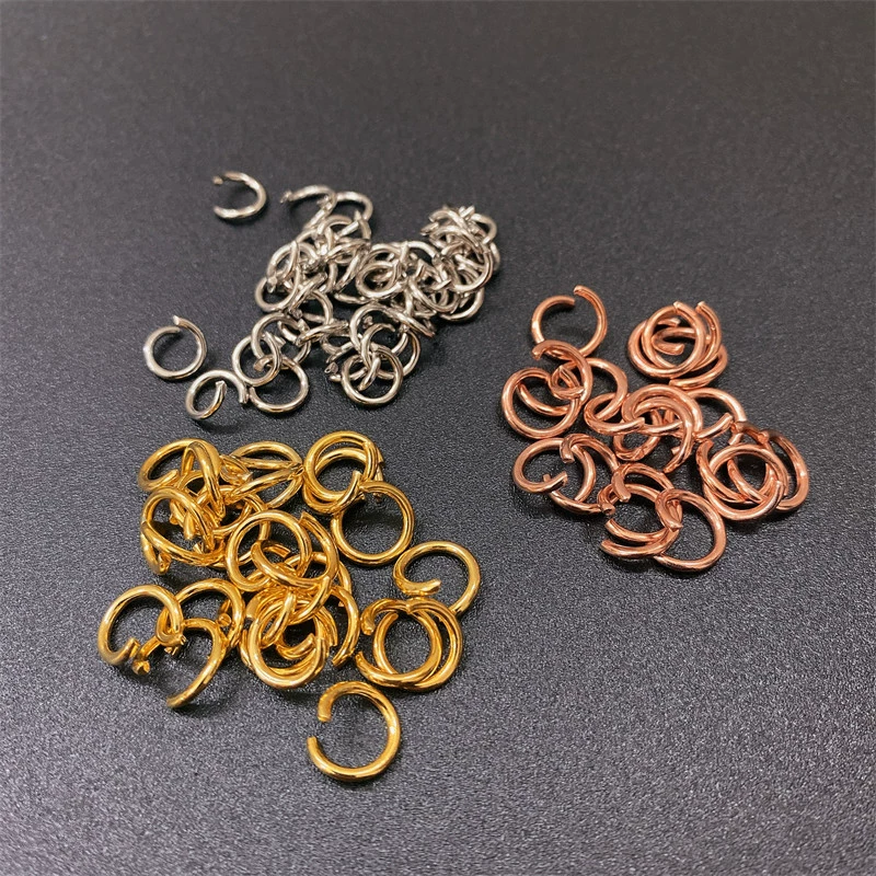 В наличии оптом все виды спецификаций Открытое кольцо для ключей маленькое одинарное кольцо DIY ювелирное соединительное кольцо