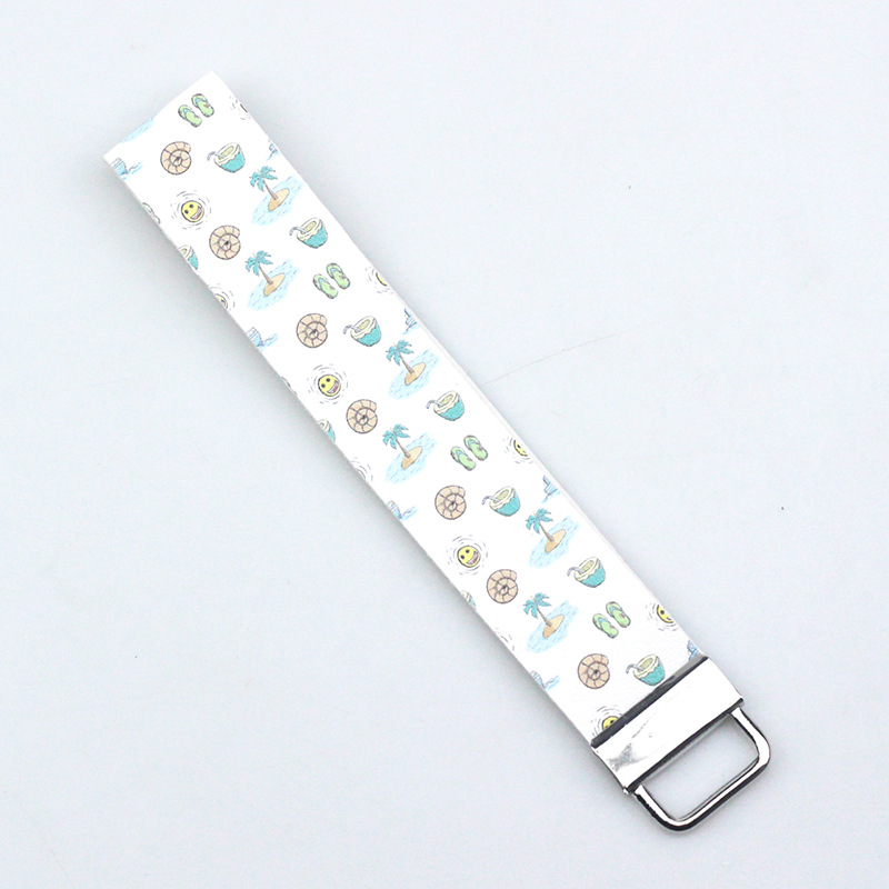 1 Piece Fashion Ice Cream Lips Butterfly Pu Leather Keychain