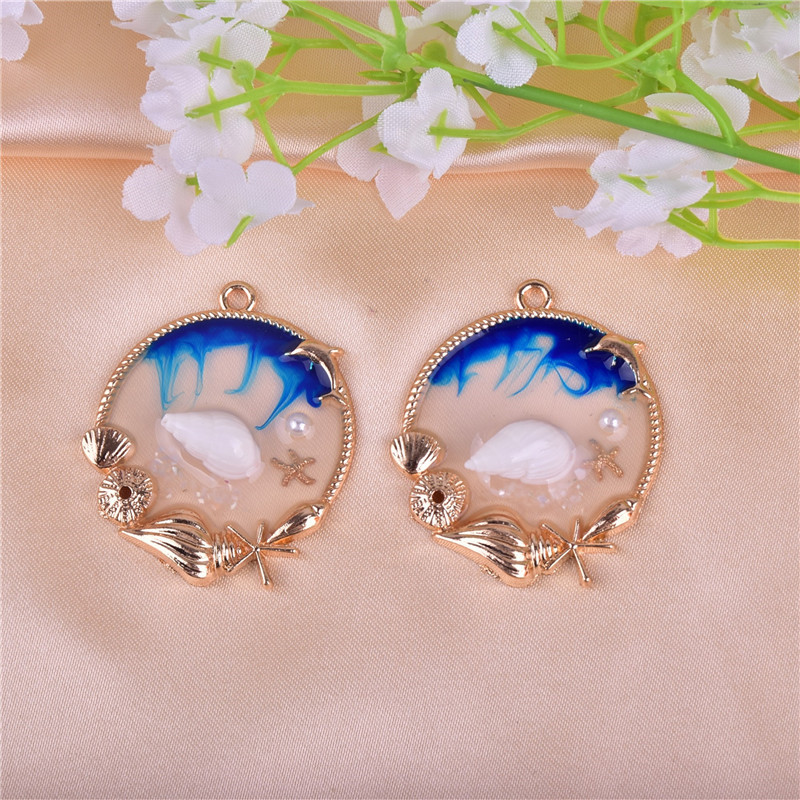 Ocean wind snail starfish shell Garland earrings bracelet necklace Jewelry pendant Accessories Wholesale