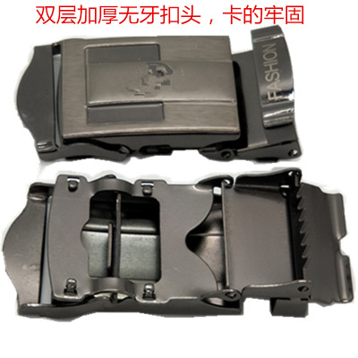 Men's leather buckle Tin No teeth Buckle Stall goods Rivers and lakes belt Parts Factory Direct selling