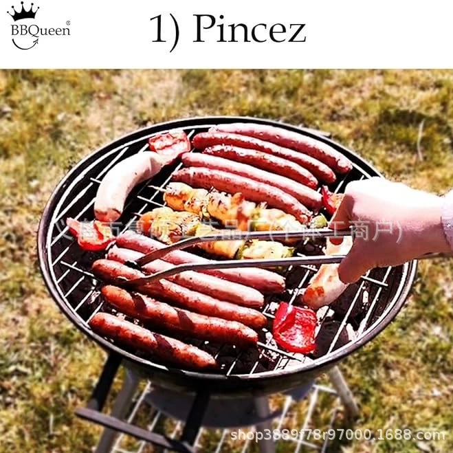 Amazon Pince à roulettes Многофункциональные щипцы для барбекю