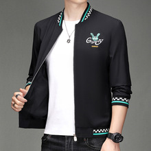 酷奇男装高端外套时尚重工夹克衫上衣帅气棒球服男士欧洲站潮流
