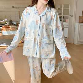 春秋季2025年新款月子服待产服孕妇产后哺乳睡衣四季款套装