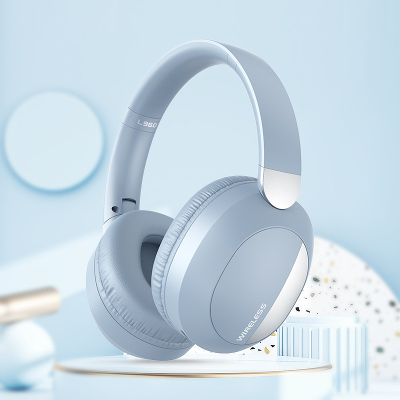 プライベートマスク新しい折りたたみヘッドマウント Bluetooth ヘッドセットワイヤレス 5.3 ノイズリダクションゲーム低遅延 Bluetooth ヘッドセット L960|undefined
