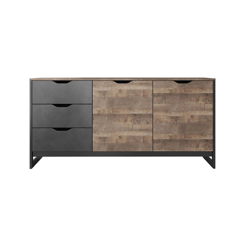Aparador gabinete de cocina gabinete de almacenamiento de alimentos para el hogar gabinete de almacenamiento de madera maciza color salón gabinete de té armario