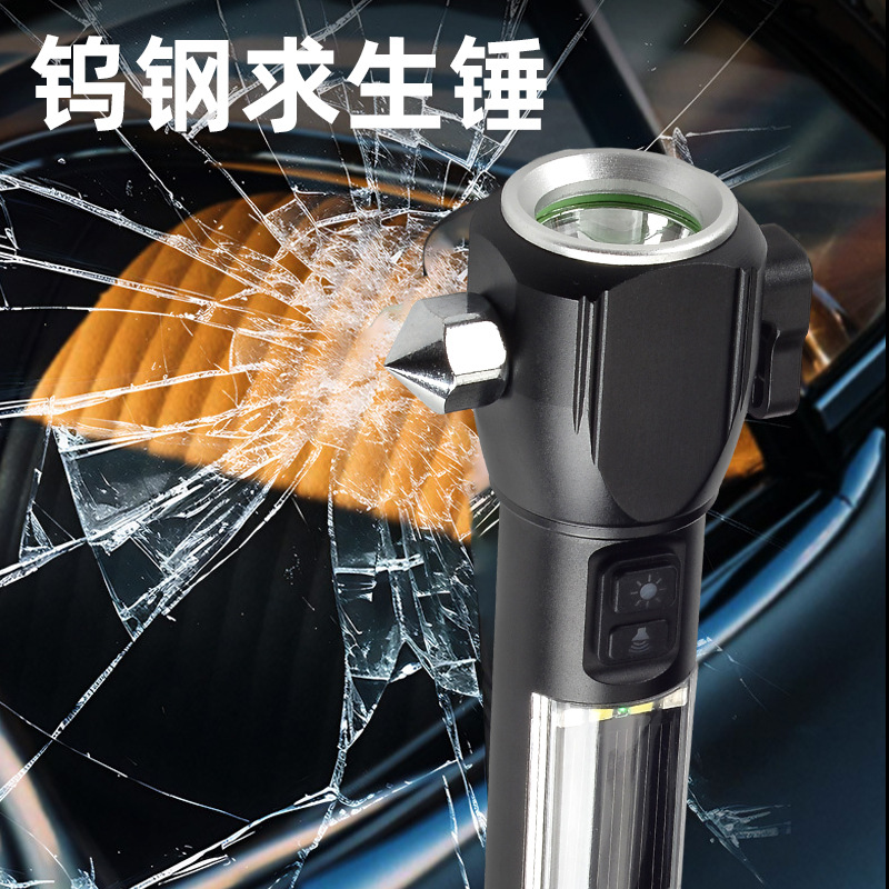 Lintera solar recargable al aire libre multifuncional iluminación de emergencia imán cordón de corte zumbido