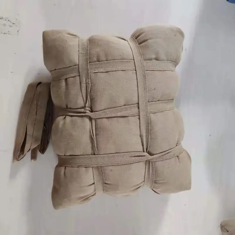 흙빛 노란색 캠프 배낭 30*35