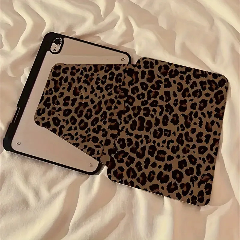 Retro Brown Leopard Print Suitable for iPad Air7 Tablet Protective Cover Apple iPad 11 Generation Rotating Acrylic Anti-Fall Retro Brown Leopard Print Suitable for iPad Air7 Tablet Protective Cover Apple iPad 11 Generation Rotating Acrylic Anti-Fall