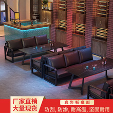 复古工业风小酒馆音乐餐吧清吧酒吧卡座沙发咖啡西餐厅休息区桌椅