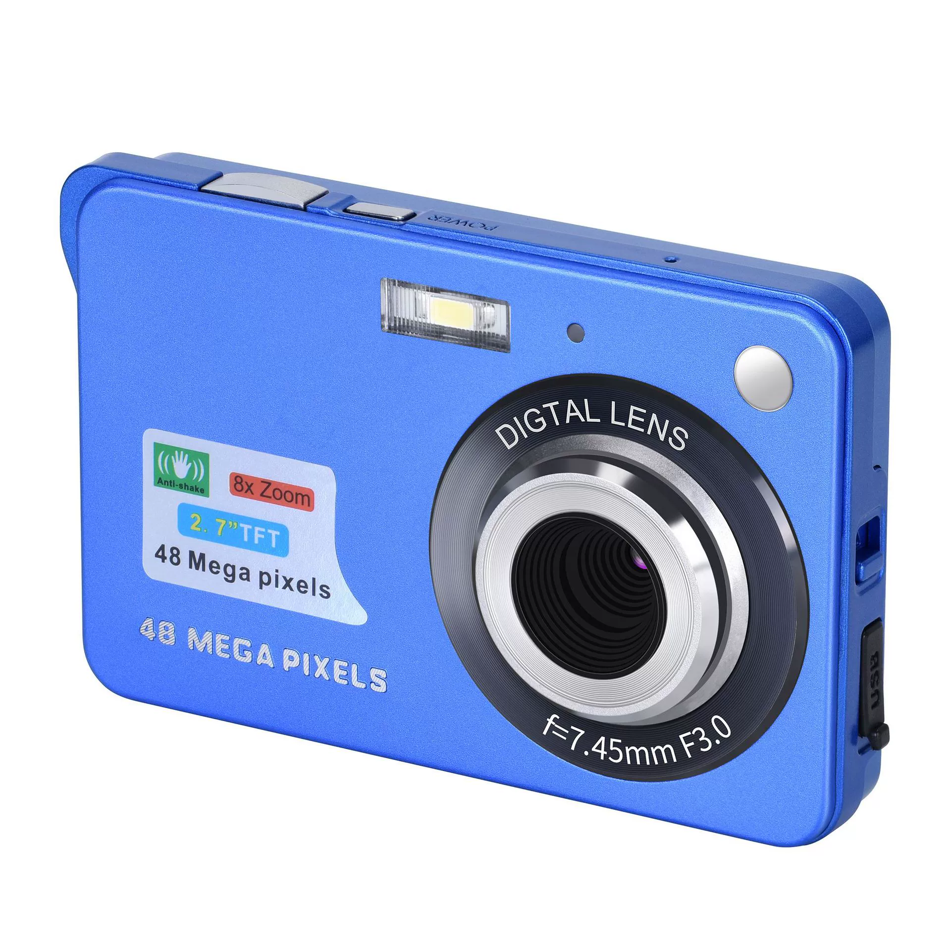 Digital Camera XD-K09, 48MP/18MP options, 2.7" LCD, 4K/Full HD video