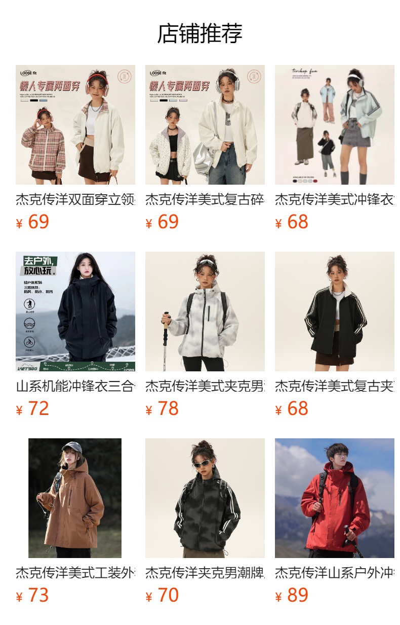 预览状态下无法点击,发布后,可点击跳转到对应的商品页面