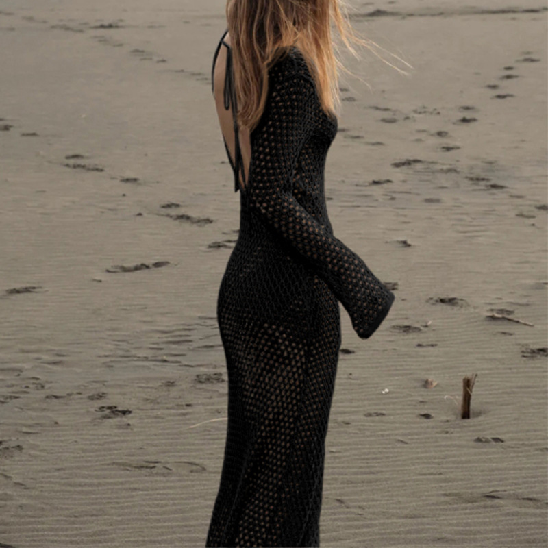 Women's Gender Casual, Elegant, British Style Style Women's Geometric Casual Elegant British Style Cover Ups