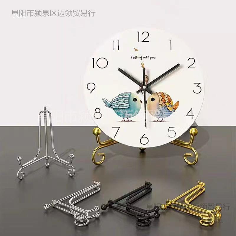 디스플레이 랙 랙 스윙 트레이 브래킷 인증서 디스크 브래킷 메달 공예 베이킹 페인트 철 PUER 티 케이크 세라믹