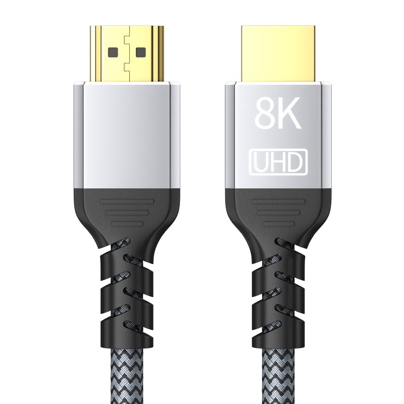 Hdmiハイビジョンケーブル2.1版8k編組パソコン付きテレビモニターセットトップボックスプロジェクターhdmiケーブル2.1|undefined