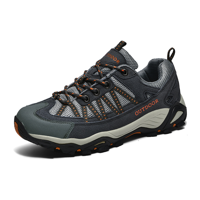 Transfronterizos de pareja de tamaño grande primavera y verano zapatos deportivos de malla para hombres y mujeres zapatos deportivos de viaje antideslizantes de campo casuales image 2