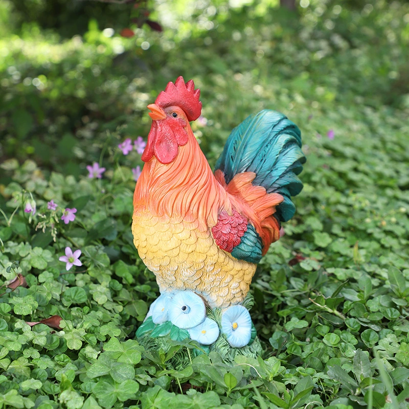 Автоматический сенсорный декоративный куриц для улицы, сада, двора, балкона, фермерского дома, ландшафтного дизайна