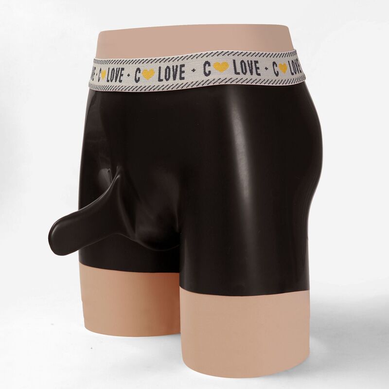 Export Latex Leather Boxer Briefs, Rubber Clothing, Invisible Seams, Tight-Fitting Bullet Separation, Upper Belt Boxer Briefs, Cross-Border Export Latex Leather Boxer Briefs, Rubber Clothing, Invisible Seams, Tight-Fitting Bullet Separation, Upper Belt Boxer Briefs, Cross-Border
