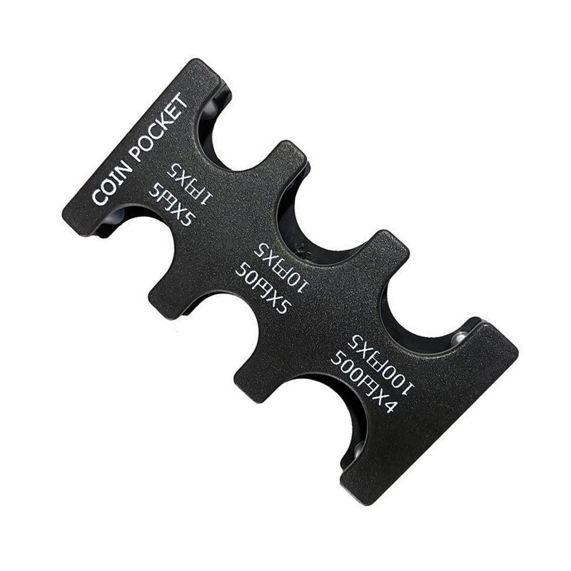 Clip de moneda puntual transfronterizo Monedero de clasificación de monedas de plástico japonés Cartera portátil japonesa y coreana Monedero de almacenamiento de monedas