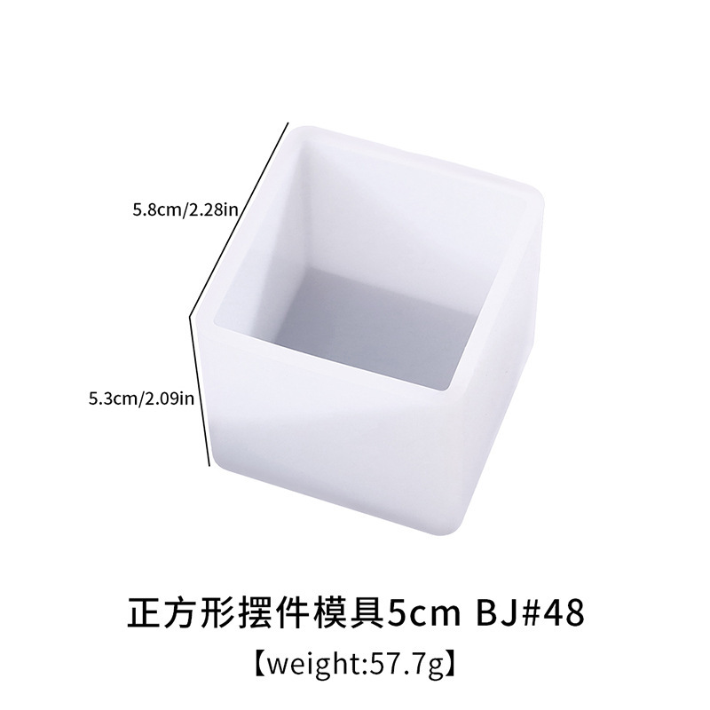 diy水晶滴胶球体硅胶模具 镜面正方体金字塔半圆球干花摆件摆台模|undefined