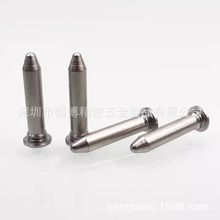 尖头压铆销钉TPXS-3MM-16不锈钢定位销压铆螺丝定位柱导向柱销栓