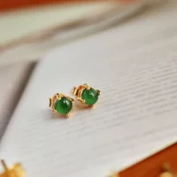 Серьги из натурального нефрита класса А, серьги ледяного солнца, маленькие лампочки, серьги из нефрита из стерлингового серебра S925, оптовый источник сережек