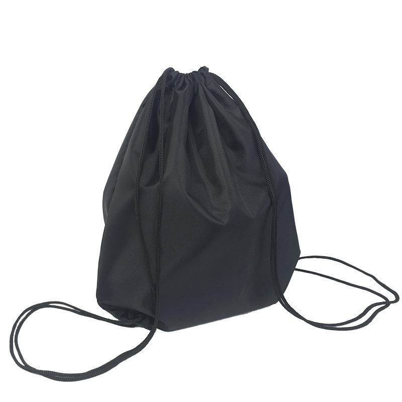 涤纶束口袋定制运动户外骑行双肩抽绳袋健身马拉松赛事包印刷批发