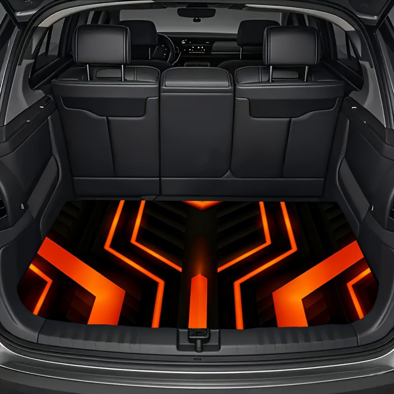 Cross-Border Amazon American-Style Car Trunk Mat, Stain-Resistant and Wear-Resistant, Water-Absorbent and Easy to Care For, Crystal Velvet Dust-Proof Mat