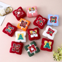 圣诞节毛巾伴手礼礼盒搭配创意毛巾节日礼物圣诞礼盒礼品毛巾跨境