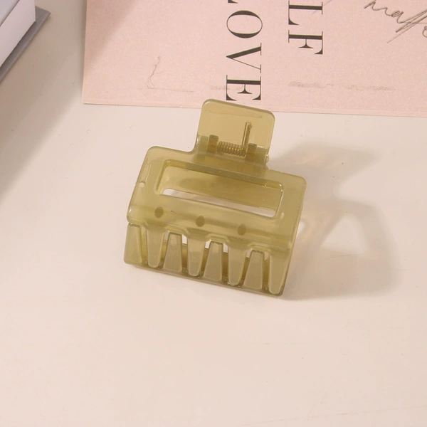 #31 Jelly olive green-square-shaped